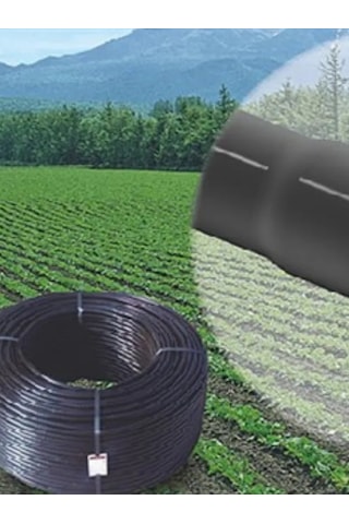 16 Mm Çaplı, 25 Mm Delik Aralıklı Damlama Hortumu Delikli 50 Metre