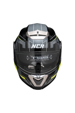 Ncr Stars Çene Açılır Sarı Kask Ece Belgeli Sarı