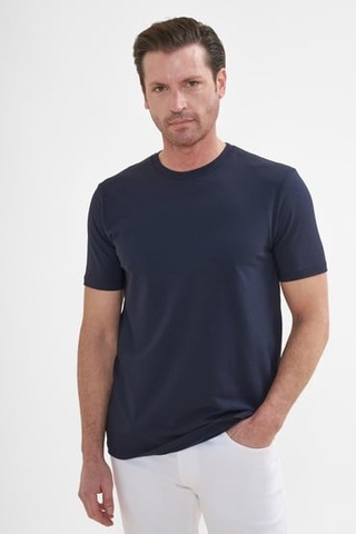 İntersivin Erkek T-shirt T-06 Lacivert