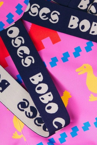 Bobo Choses Printed Çocuk Kayak Salopeti Pembe