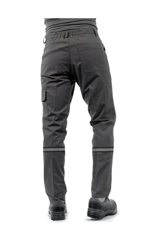 Şensel, Reflektörlü İş Pantolonu, Koyu Gri, Komando Cepli -54E353