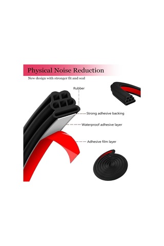 Land Rover Evoque Cabriolet 2016 İçin Araba Kapısı Mühür Strip, 2018, Hava Sıyırma, Kendi Kendine Yapışkan Kauçuk Sızdırmazlık