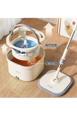 Arow Krem Mavi Clean Master Temizlik Seti