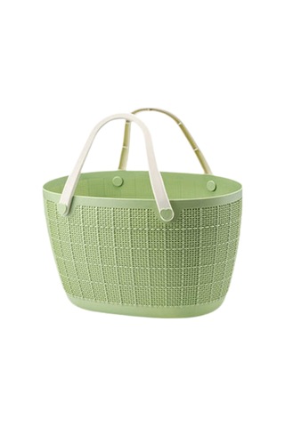 Suntek Duş Rafı Sepeti Saplı Banyo Beach Yeşil-29x25.5x17cm Yeşil