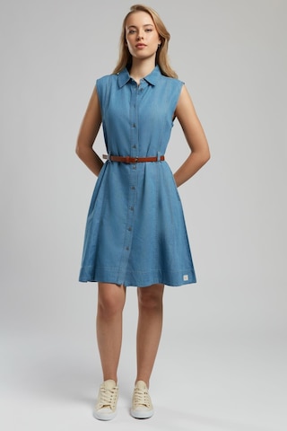 Lee Cooper Coty Kadın Jean Elbise Denim-20191 Denim