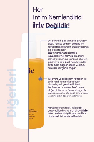 İrie Kayganlaştırıcı Etkili İntim Nemlendirici 300 ML