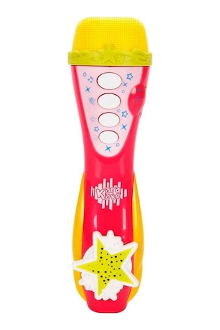 Pembe Karaoke Mikrofonu