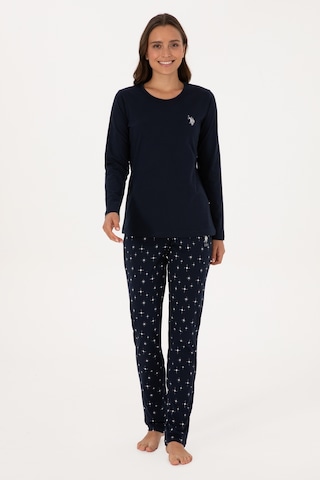 U.s. Polo Assn. Kadın Lacivert Pijama Takım 50318897-vr033 Lacivert