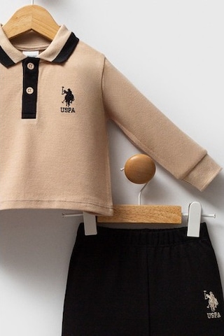 U.S. Polo Assn. 2li Takım Bej