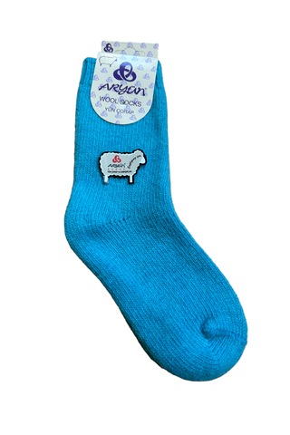 Aryün Çocuk Rengarenk Yün Çorap 6 Çift Renkli