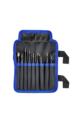 9 Adet Esd Cımbız Seti Telefon Tablet Pc Ps Saat Tamir Cımbızları