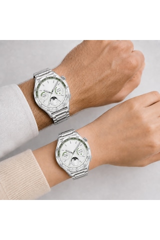 Huawei Watch Gt4 46mm İle Uyumlu Katlanır Klipsli Paslanmaz Çelik Saat Kordonu