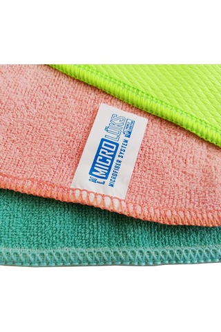 Microlüks Mikrofiber 3'lü Temizlik Bezi 2 Havlu + 1 Hamarat Bez 30cm X 34cm Belirtilmemiş 83990018