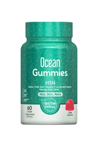 Ocean Gummies Hsn Takviye Edici Gıda 60 Jel Form Ocean Gummies Hsn Takviye Edici Gıda 60 Jel Form