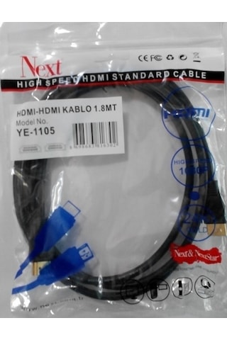 Next Hdmi Kablo 1.8 Metre +