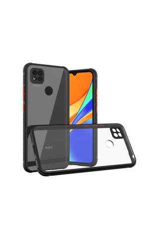 Xiaomi Redmi 9c Kılıf Zore Kaff Kapak Siyah