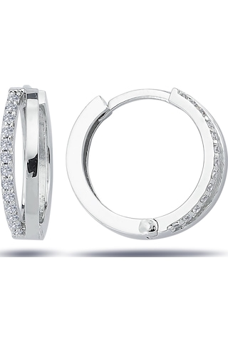 Lova Pırlantalı Halka Küpe - 3010039