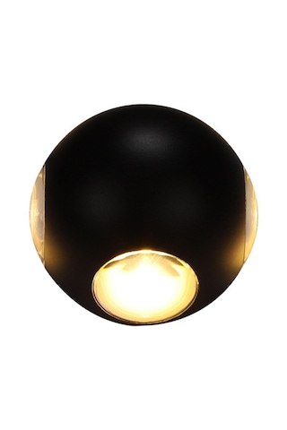 Homyl Aplik 3000k Sıcak Ev Dekorasyonu Için Duvara Monte 6000k-beyaz Siyah