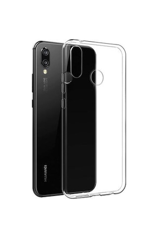 Huawei P20 Lite İle Uyumlu Kılıf Şeffaf Esnek Silikon Telefon Kılıfı Kapak