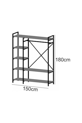 Wood House Beren Ceviz Portmanto