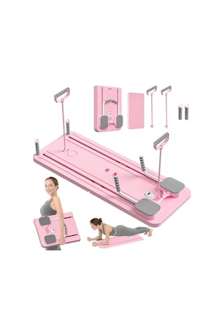 Çok Fonksiyonlu Egzersiz Aleti, Pilates Reformer, Direnç Bantlı, Ev Tipi Istasyon Tahtası, Zama