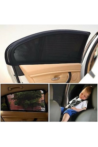 2 X Uv Koruma Araba Oto Güneş Işığı Gölge Araba Arka Yan Pencere Perdeleri