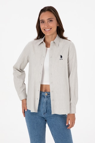U.s. Polo Assn. Kadın Ekru Gömlek Basic 50316518-vr019 Ecru