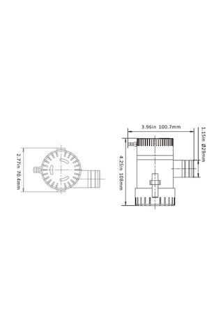 Seaflo Sintine Pompası 1100 Gph 12v
