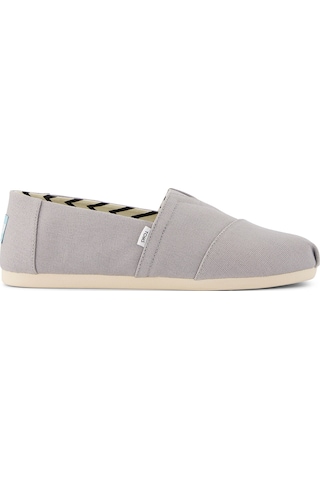 Espadril / Keten Erkek 10020857 Toms Alpargata Recycled Cotton Canvas Drizzle Grey Grey Gri
