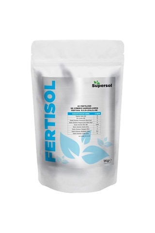 Supersol Fertisol Nk Harmanlanmış Gübre 1 Kg 1 kg