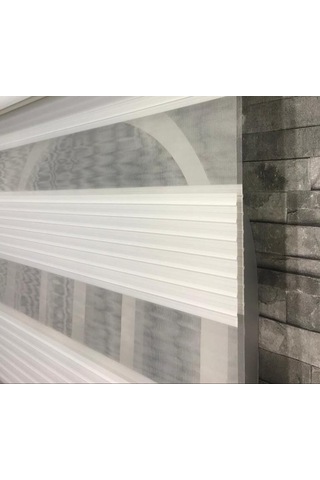 Storburada Pliseli Stor Zebra Perde Ekru Stb481-d Ekru