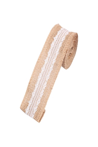 Ranyeek 2m Uzunlukta 5cm Genişlikte Paspas + Pudra Dokulu Dıy El İşleri, Noel, Düğün Dekorasyonları, Geri Stili Süs Malzemesi - G Modeli