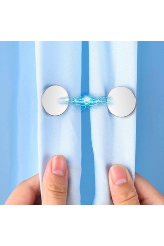 Buffer Perde Ve Kumaş Tutturma Mıknatısı 2 Adet Pratik Ev Gereç