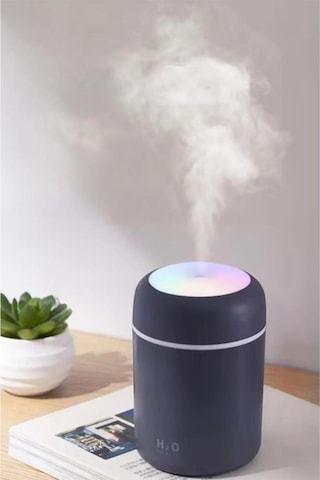 300 Ml Ulrasonik Ledli Hava Nemlendirici Buhar Makinesi Ve Aroma Difüzörü
