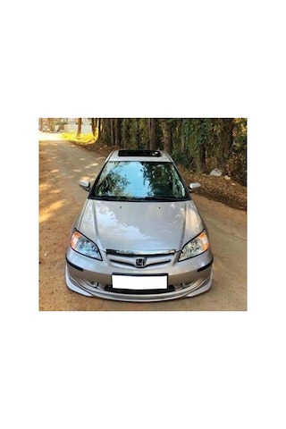 Honda Civic Vtec 2 S2000 Ön Ek Plastik Siyah Karlık-ön-ek-bodykit 2004 2005 2006 Mat Siyah Plastik