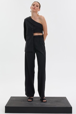 Rebellion Simone Pants Siyah Beyaz Çizgili