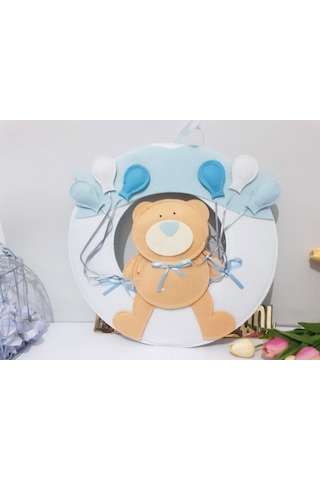 Puset Araba Bebek Odası Kapı Süsü Çok Renkli