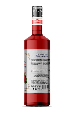 Nish Çilek Aromalı Şurup 700 Ml - Pet Şişe