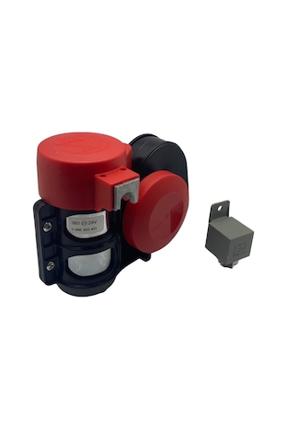 Bosch 24V Korna Pnömatik Ferrarı Kırmızı-Siyah Röleli N11.10