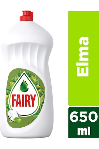 Fairy Elma Kokulu Sıvı Bulaşık Deterjanı 4 x 650 ML