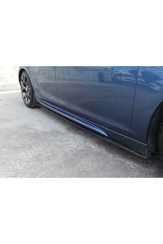 Opel Astra J Sedan Opc Yan Marşpiyel Seti Plastik 2 Adet Mat Siyah 2009-2015 Karlık+ek+bodykit