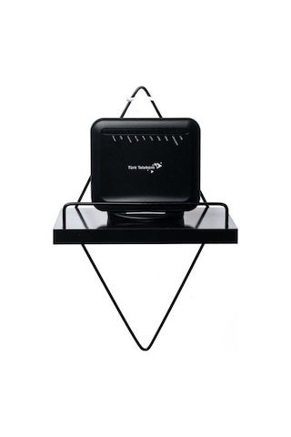 Dekoratif Modem Rafı Priz Üstü Raf Aksesuar Rafı - SS