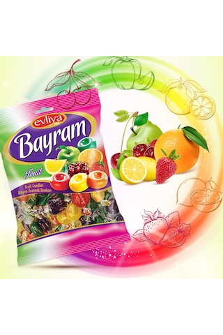 Evliya Bayram Meyve Aromalı Bonbon 350 G