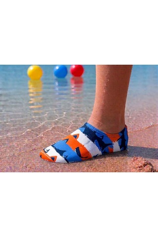 Gripptoes Kaymaz Damla Tabanlı Deniz&havuz Çorabı T1 Çok Renkli