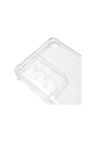 Zore Galaxy Uyumlu S21 Ultra Kılıf Msra Kamera Korumalı Nitro Anti Shock Silikon - Renksiz Renksiz