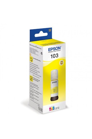 Epson 103  4 Renk Mürekkep Seti Siyah, Mavi, Kırmızı, Sarı - L3110 L3150 L3250 L3251 L1110 Yazıcı Uyumlu