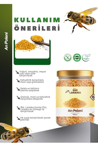 Arı Poleni 100g Kuru -dried Bee Pollen 100g