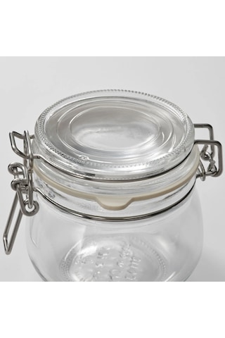 Ikea Korken 3'lü Gıda Kavanozu Seti 130 Ml 7 X 7 Cm Şeffaf
