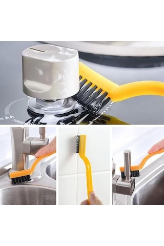 Gen-of Bakır Demir Ve Sert Plastik Detay Temizlik Fırçası 3 Lü Set Gkh 0011genf