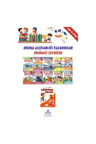 3. Sınıf Okuma Alışkanlığı Kazandıran Okumayı Sevdiren Tam 11 Kitap -13